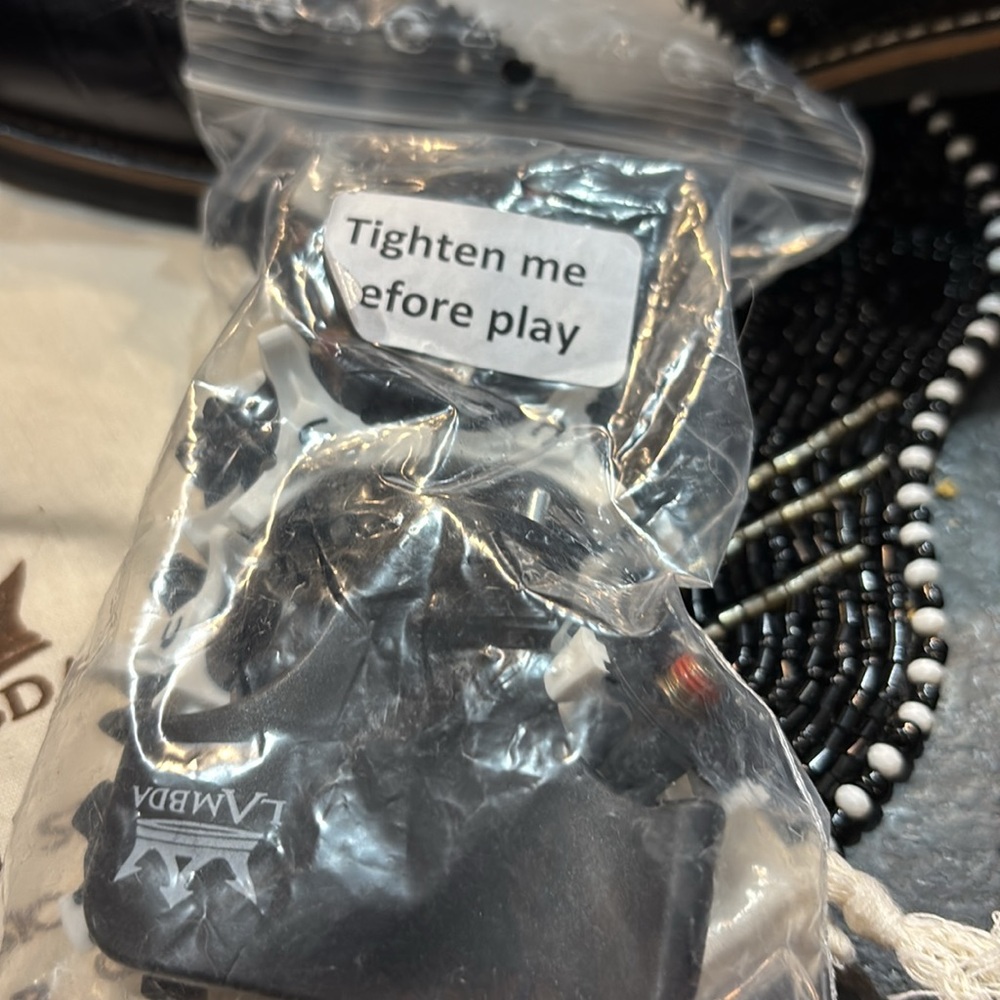 Lambda Black & White Croc Textured Genuine Leathe… - image 6